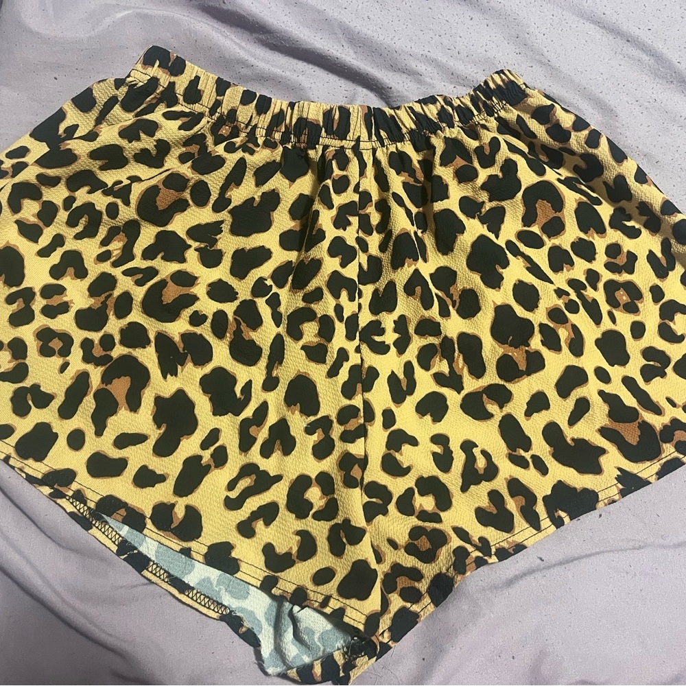 Boohoo Animal Print Shorts